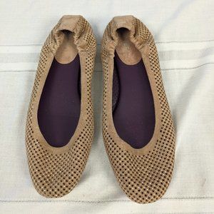 VANELI WOMENS BALDY DESERT TAN SUEDE FLATS SZ. 11